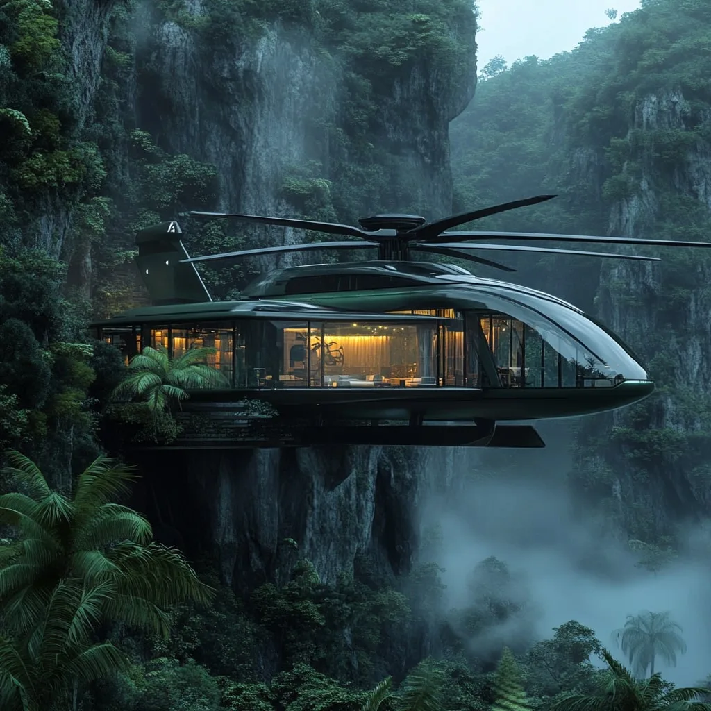 Helicopter Shaped Mansion