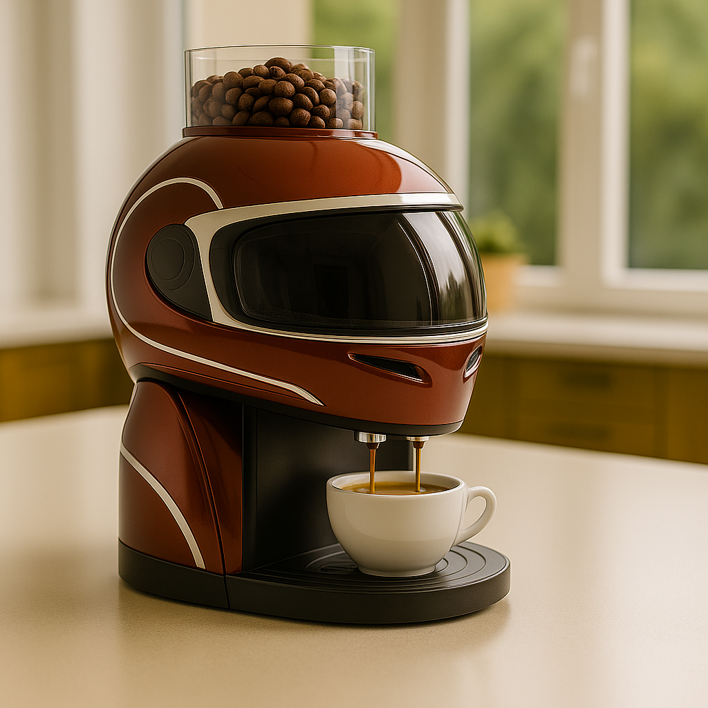 Helmet Coffee Maker