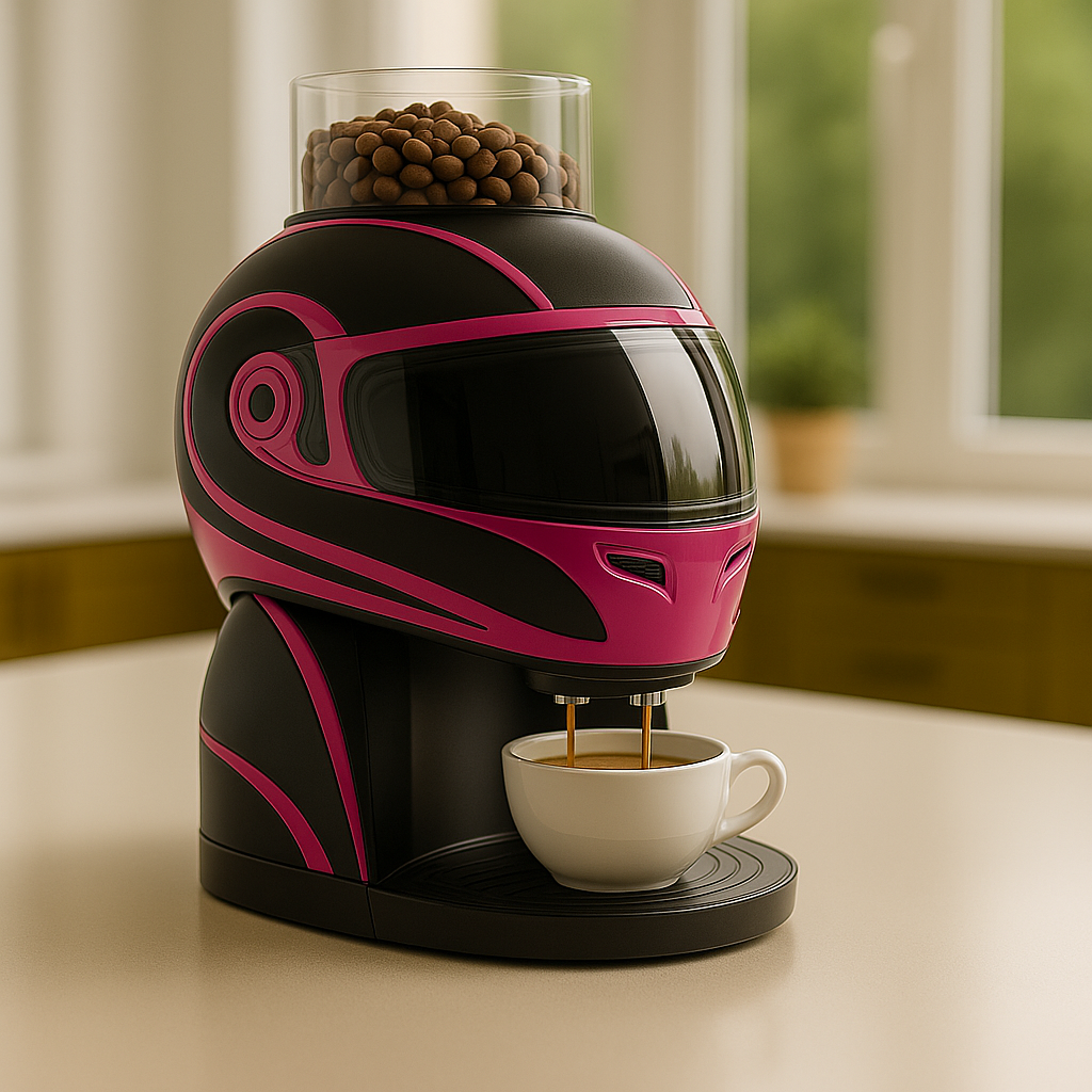 Helmet Coffee Maker