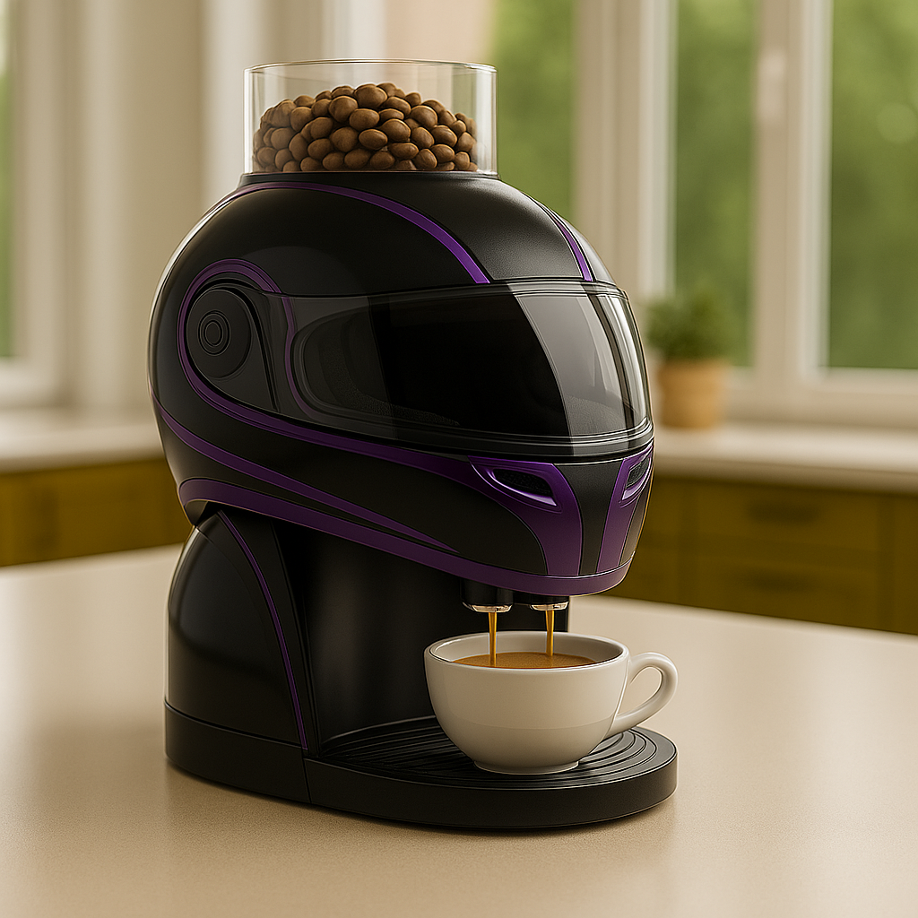 Helmet Coffee Maker