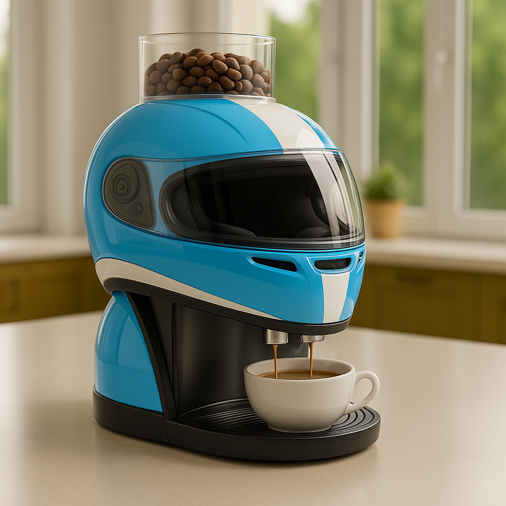 Helmet Coffee Maker