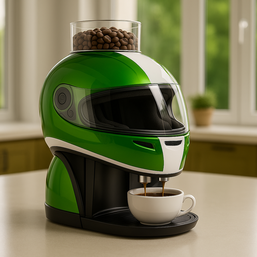 Helmet Coffee Maker