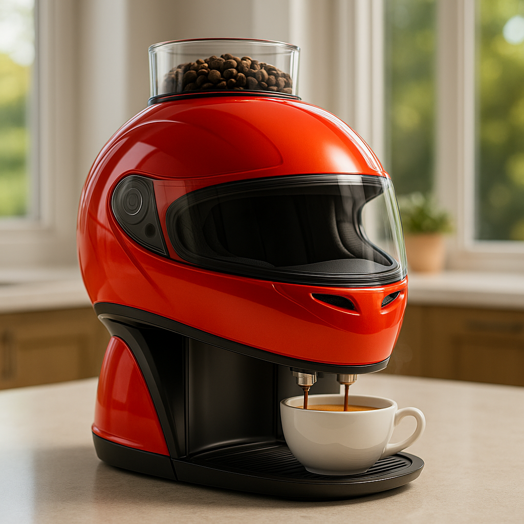 Helmet Coffee Maker