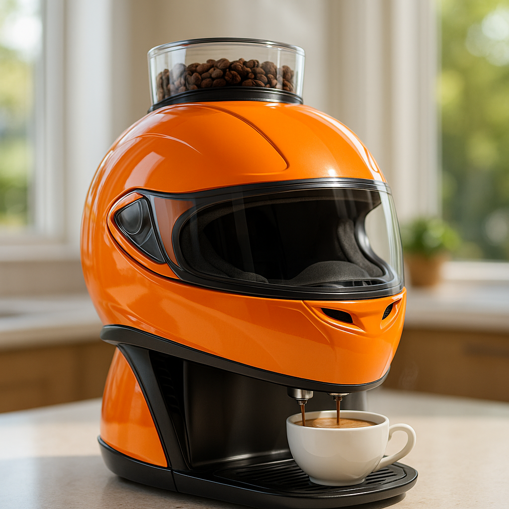 Helmet Coffee Maker