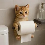 Kitten Toilet Roll Holders