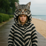 Knit Cat Hoodie