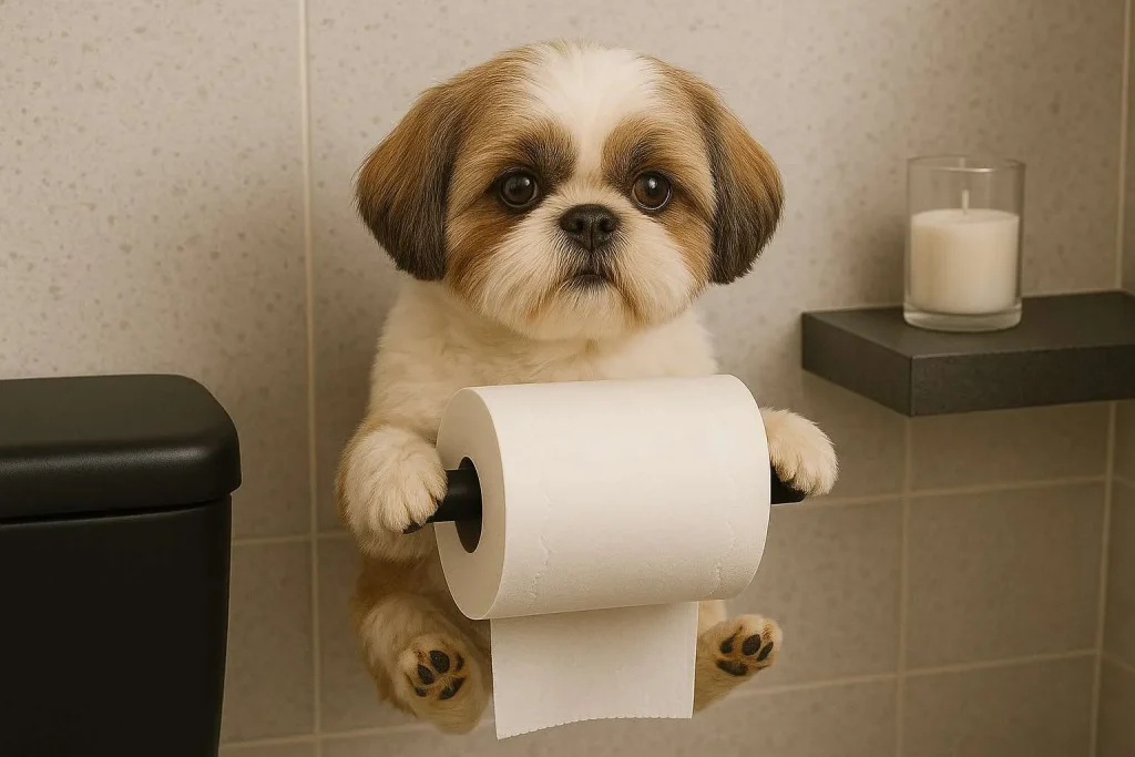 Puppy Toilet Roll Holders