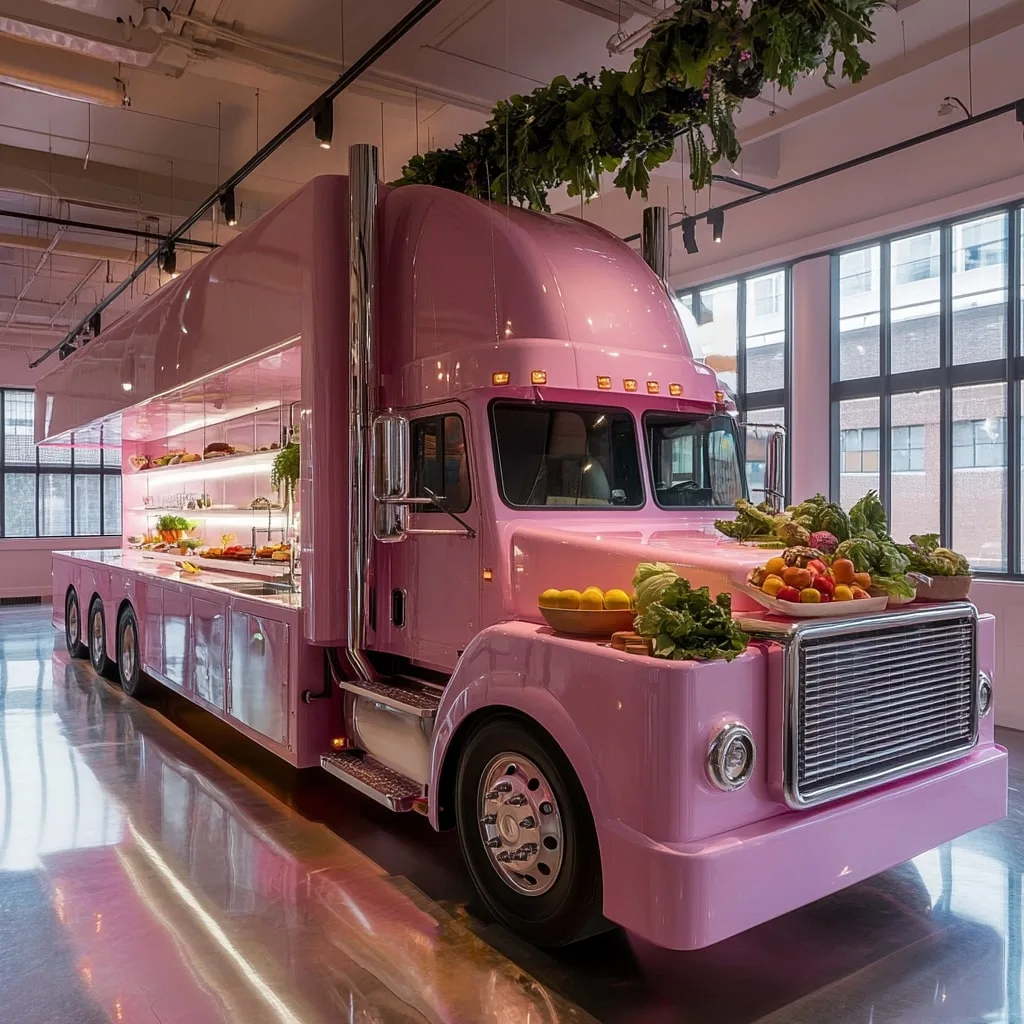 Semi-Truck Kitchen Island