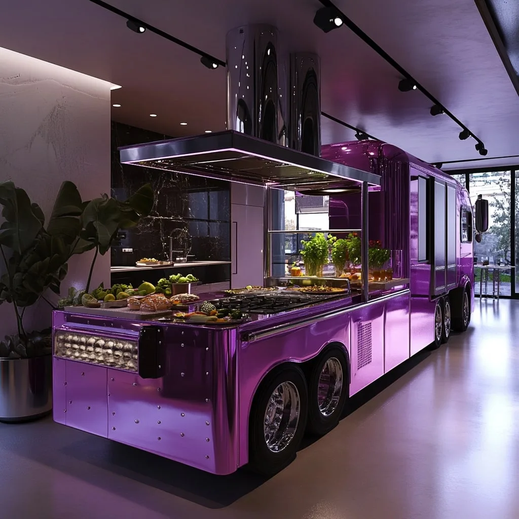 Semi-Truck Kitchen Island