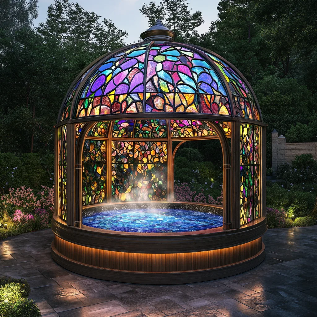 Stained Glass Spa Pods