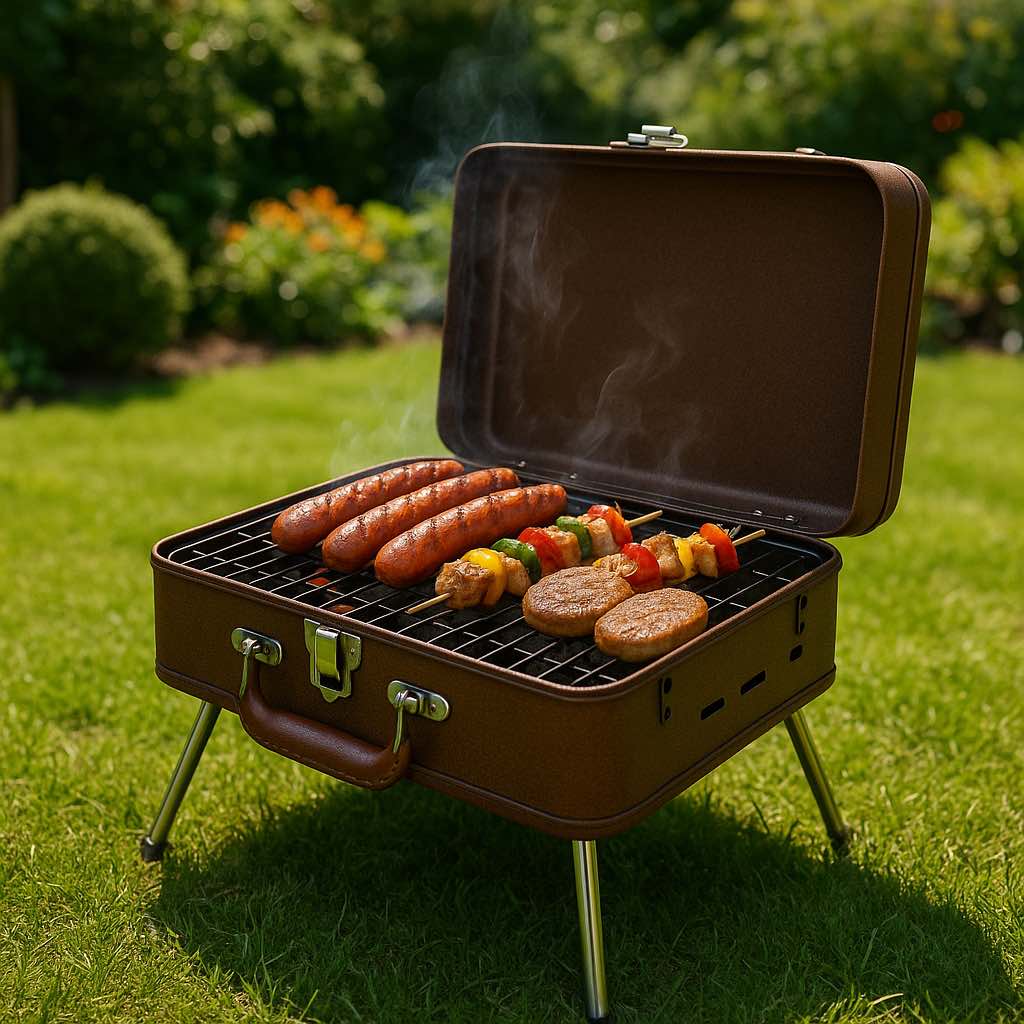 Suitcase BBQ Grill