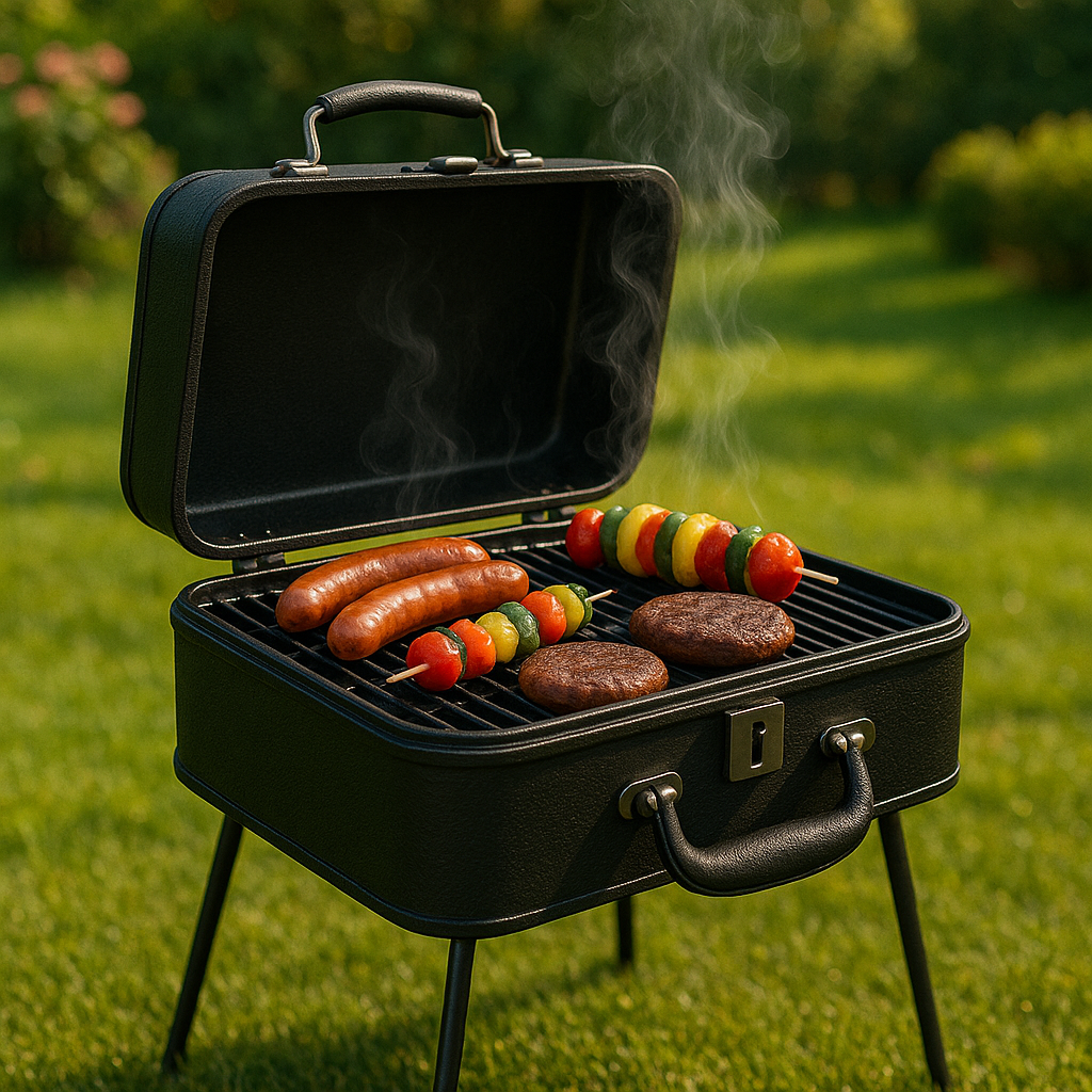 Suitcase BBQ Grill