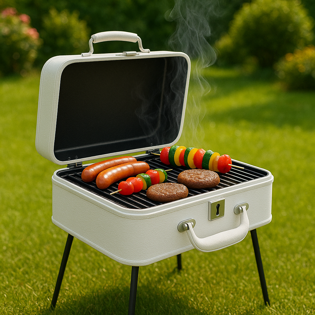 Suitcase BBQ Grill
