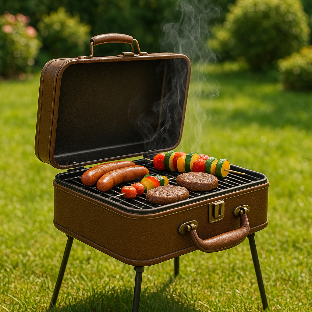 Suitcase BBQ Grill