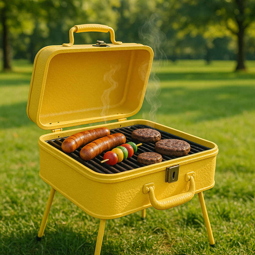 Suitcase BBQ Grill