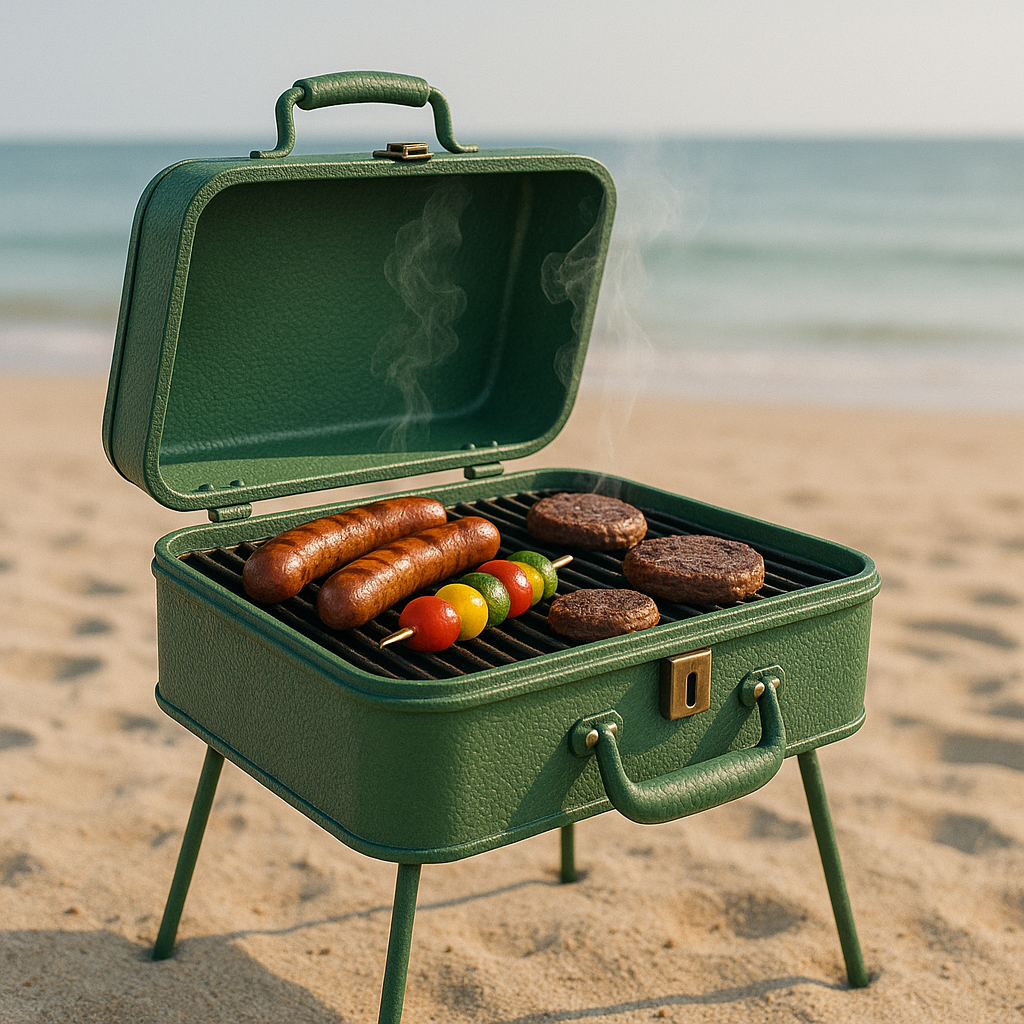 Suitcase BBQ Grill