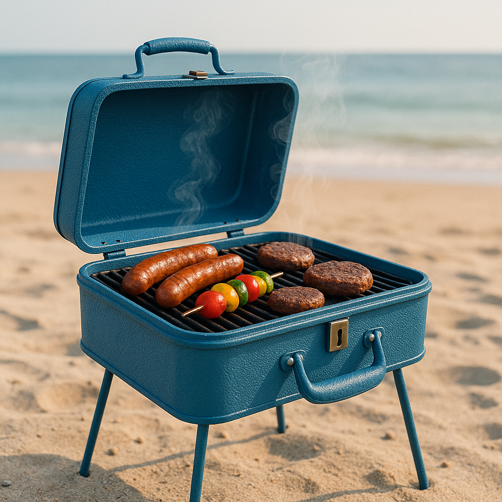 Suitcase BBQ Grill