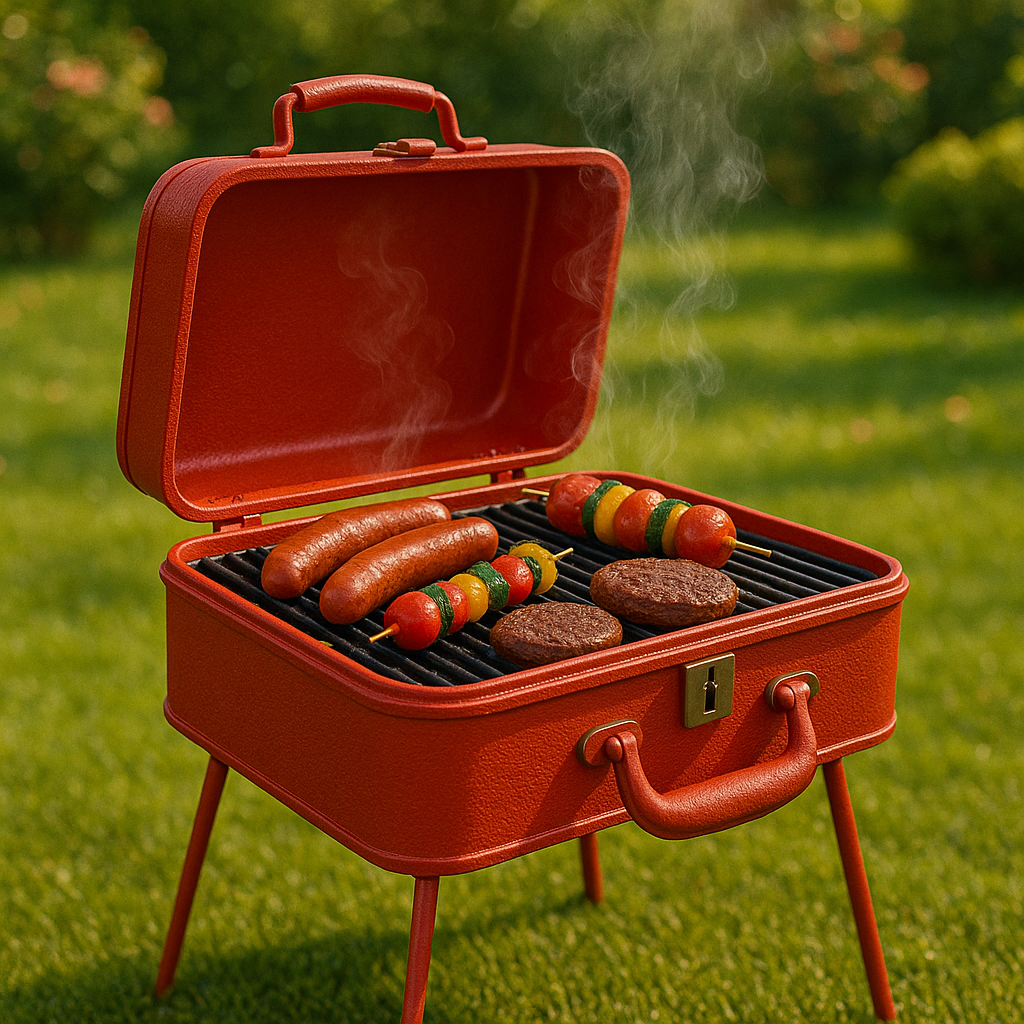 Suitcase BBQ Grill