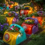 Telephone Pallet Planters