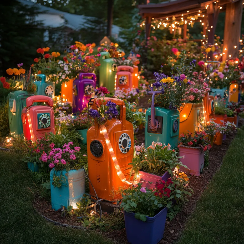 Telephone Pallet Planters