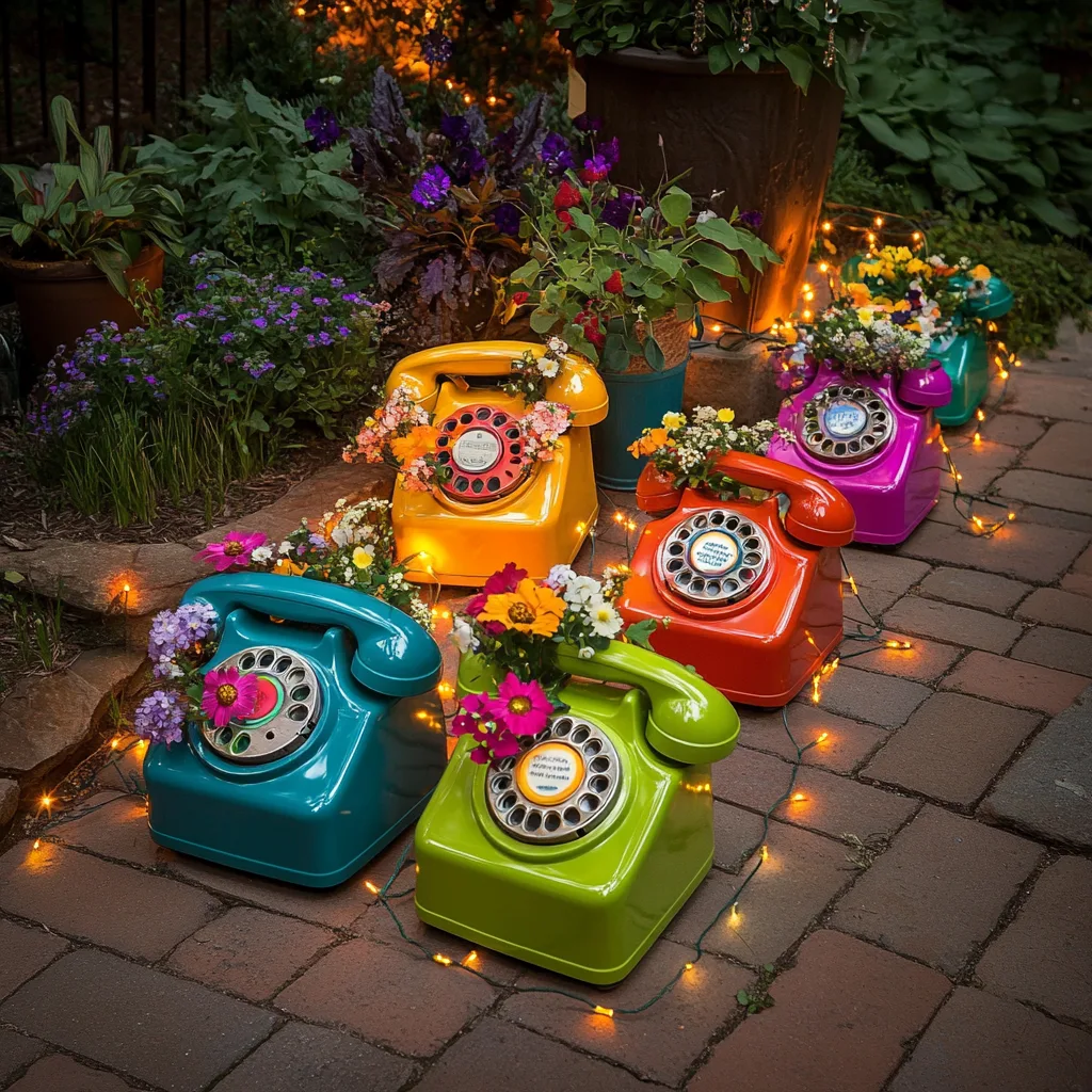 Telephone Pallet Planters