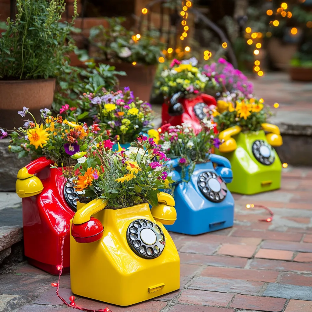 Telephone Pallet Planters