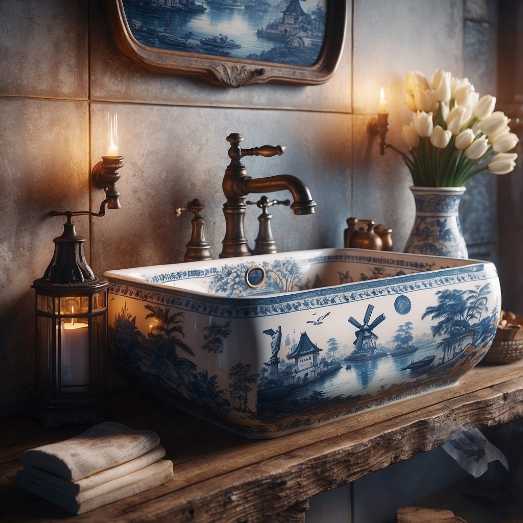 These Delftware Sinks