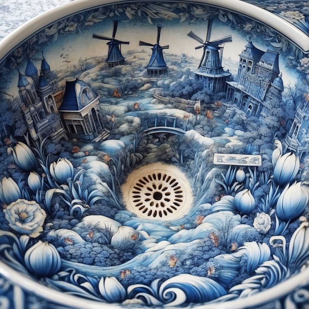 These Delftware Sinks