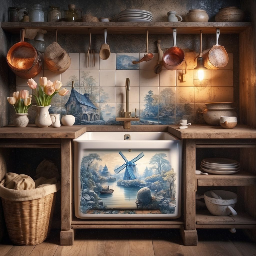 These Delftware Sinks