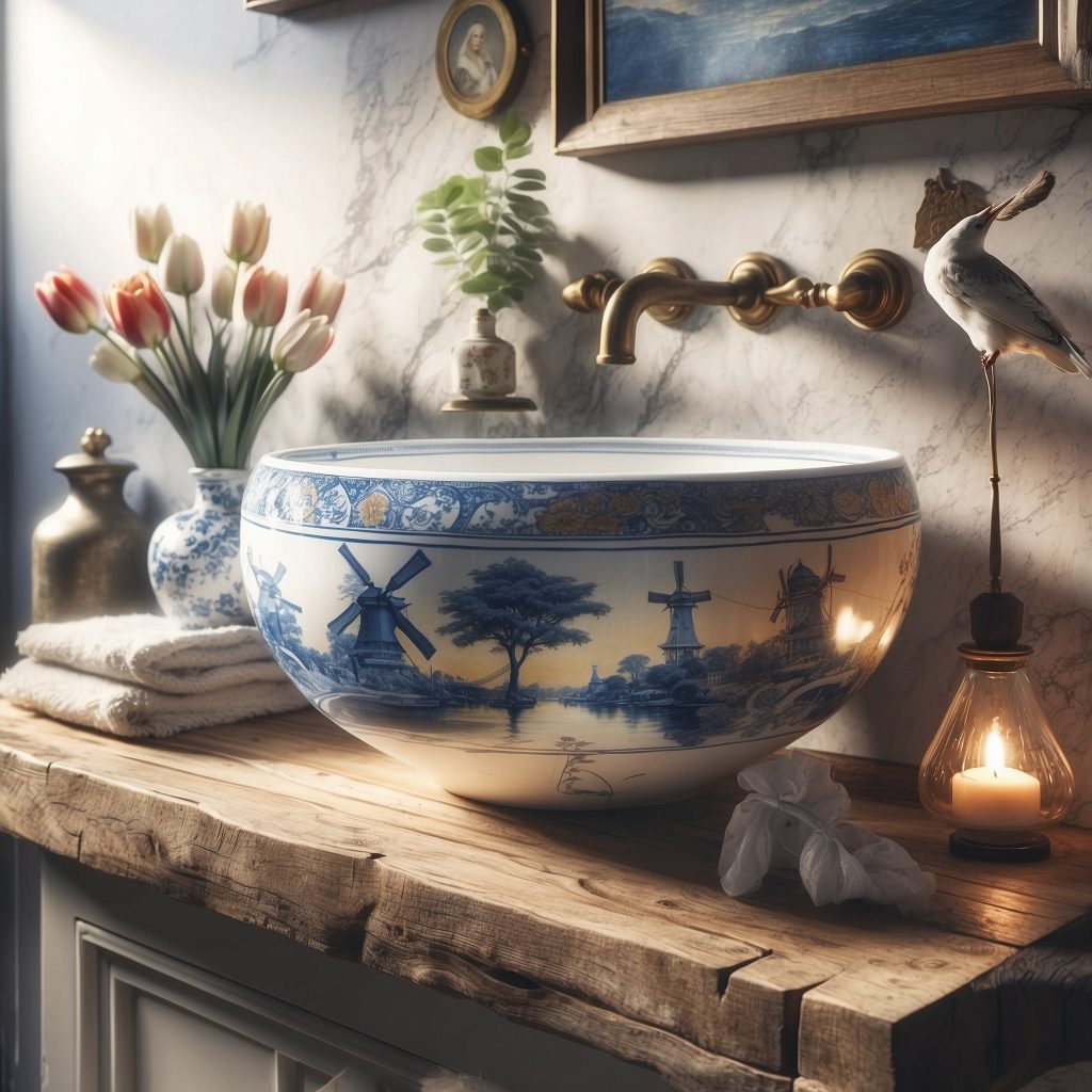 These Delftware Sinks