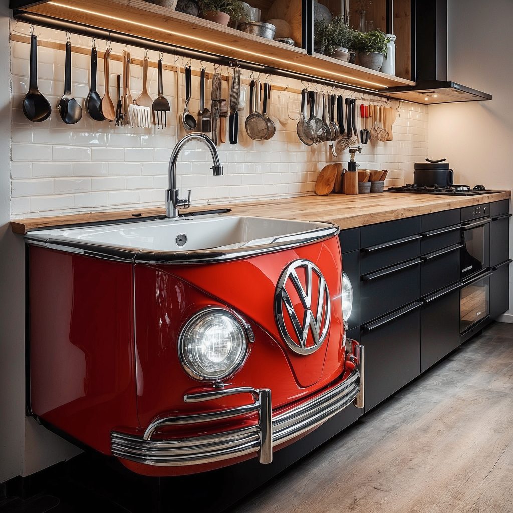 Volkswagen Bus Sinks