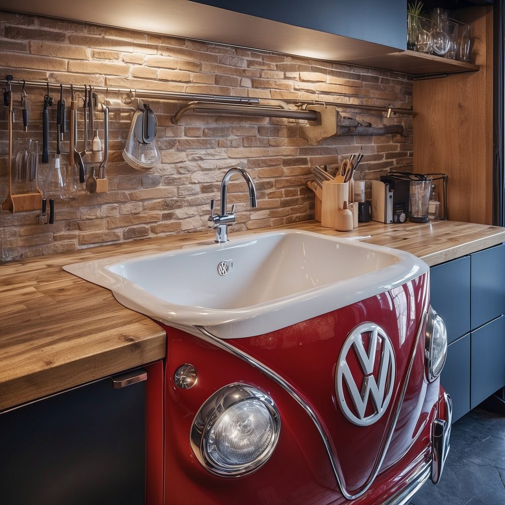 Volkswagen Bus Sinks