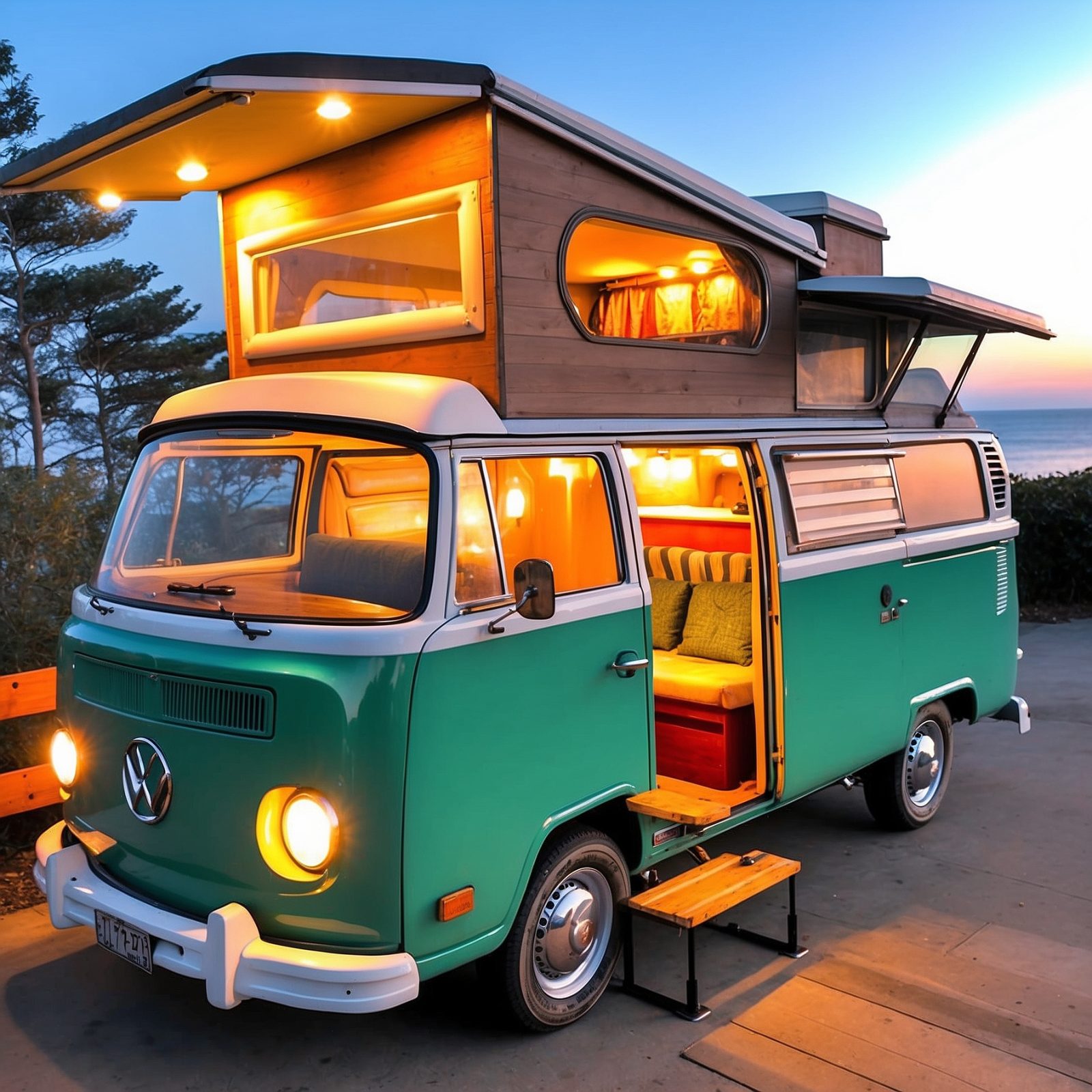 Volkswagen Hippy Busses Into Rvs