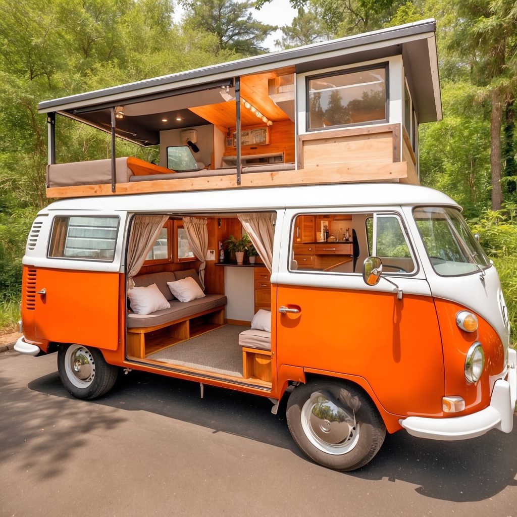 Volkswagen Hippy Busses Into Rvs