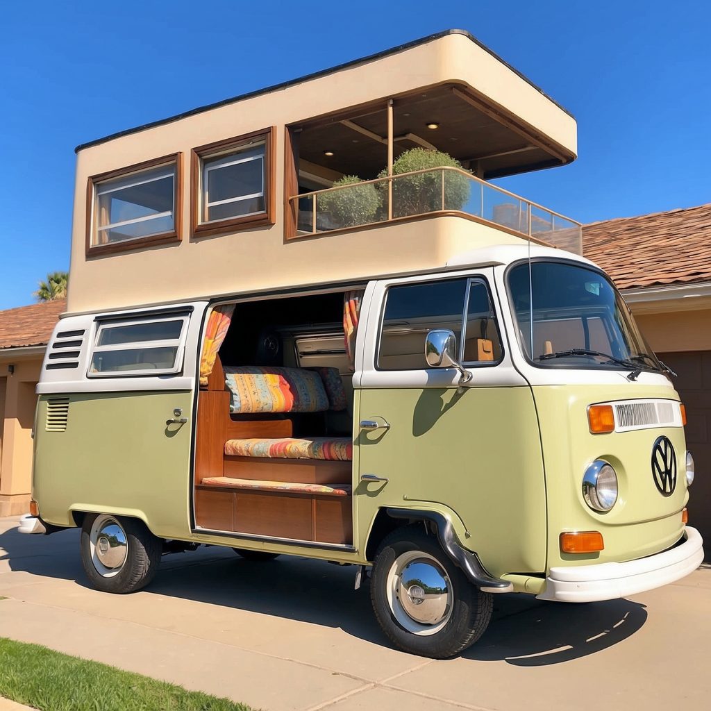 Volkswagen Hippy Busses Into Rvs