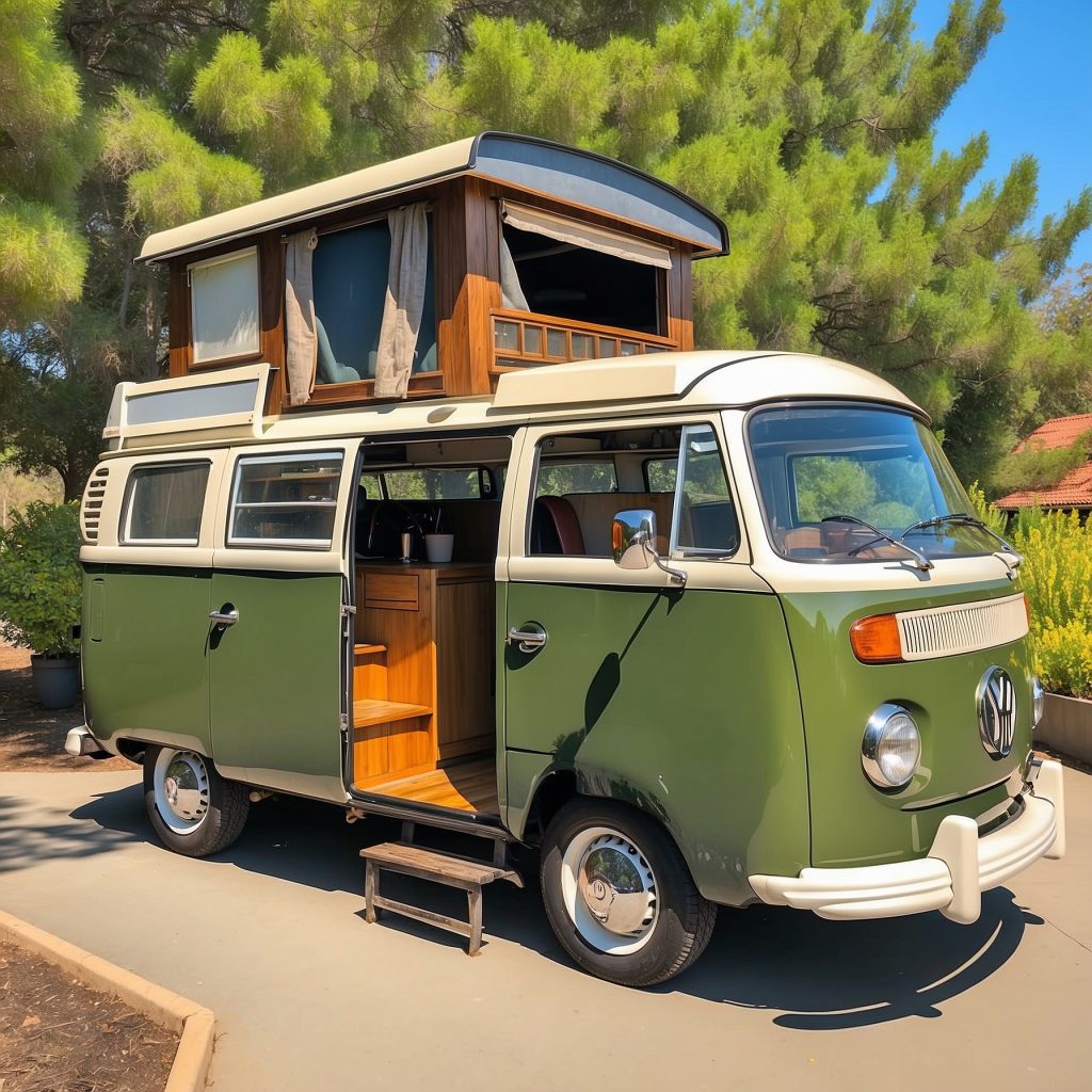 Volkswagen Hippy Busses Into Rvs