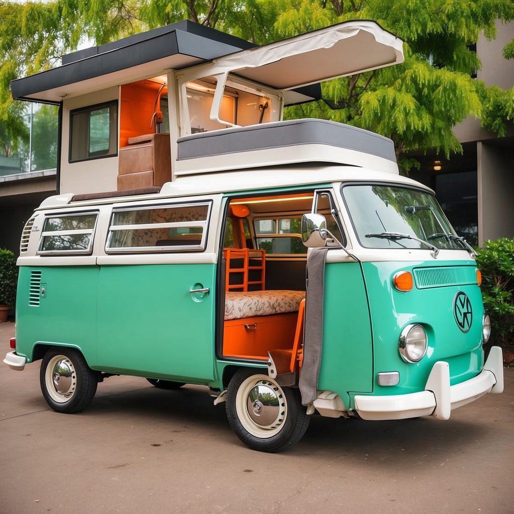 Volkswagen Hippy Busses Into Rvs