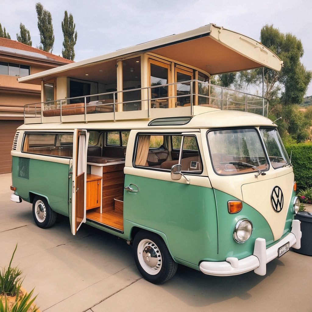 Volkswagen Hippy Busses Into Rvs