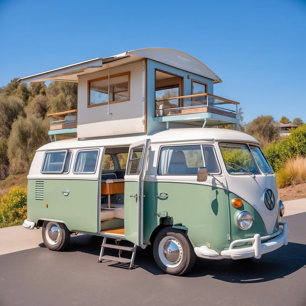 Volkswagen Hippy Busses Into Rvs