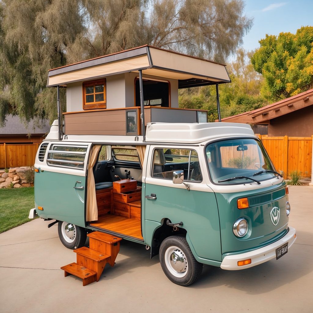 Volkswagen Hippy Busses Into Rvs