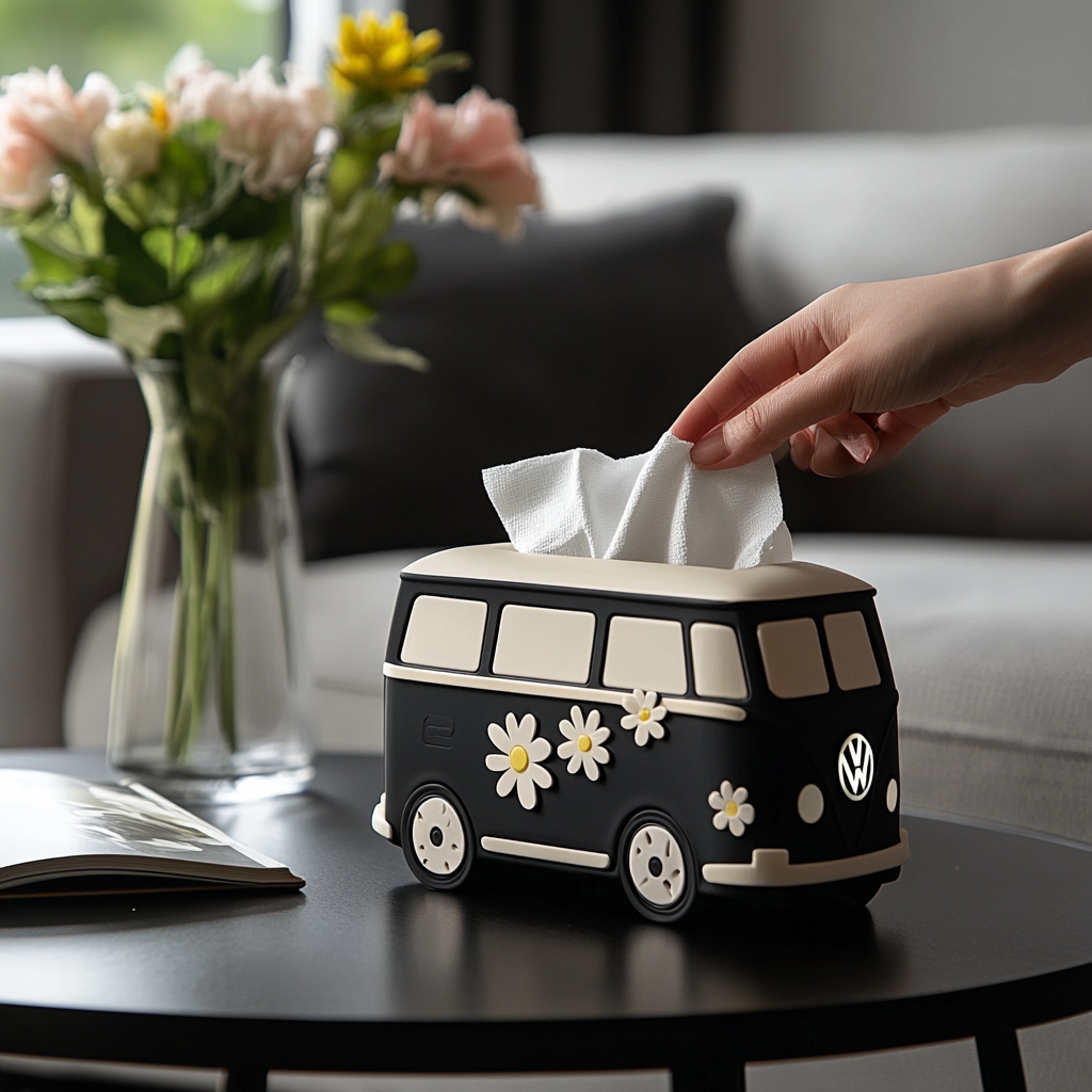 Volkswagen Van-Themed Tissue Box