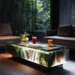 Waterfall Scene Coffee Tables
