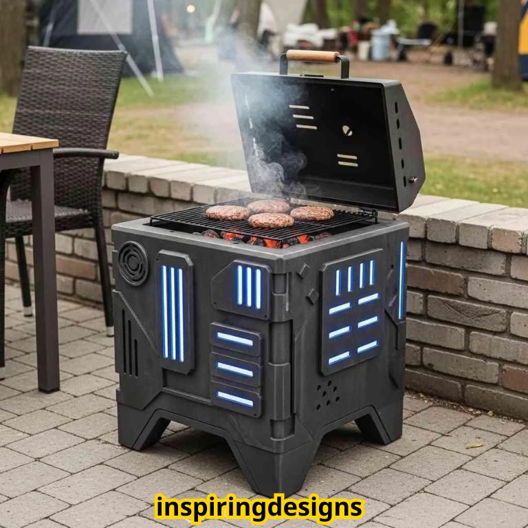 Borg Cube Themed BBQ Grill