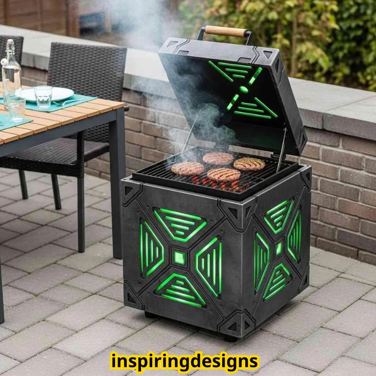 Borg Cube Themed BBQ Grill