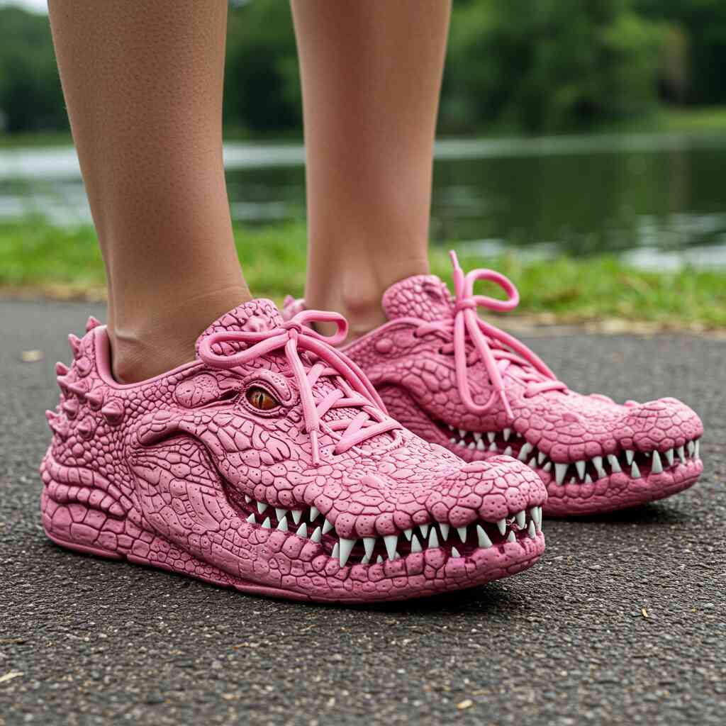  Crocodile Shaped Sneakers