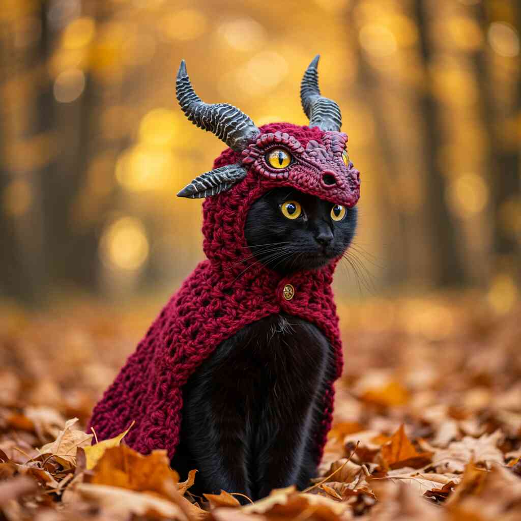 Cats in Dragon Hoodies