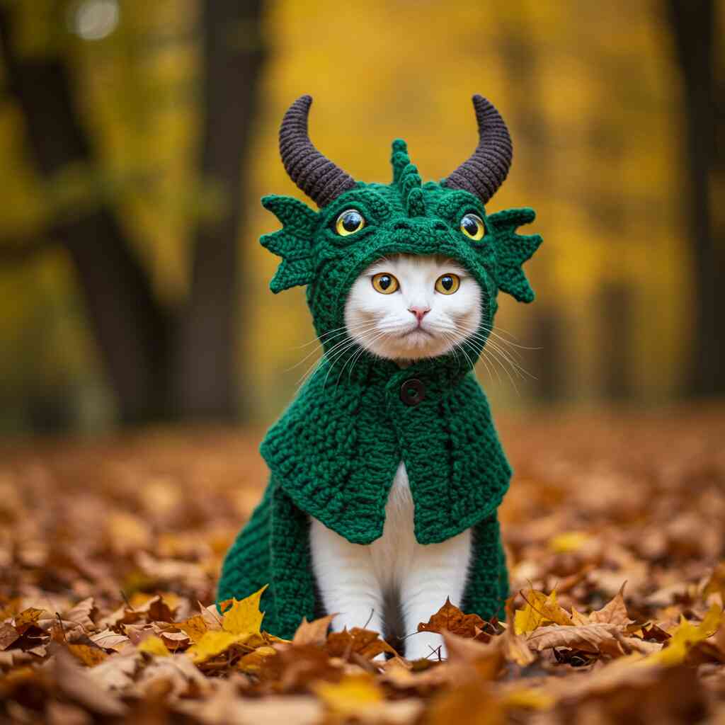 Cats in Dragon Hoodies