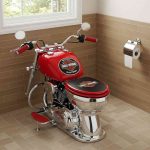 Harley-Davidson Motorcycle Themed Toilet