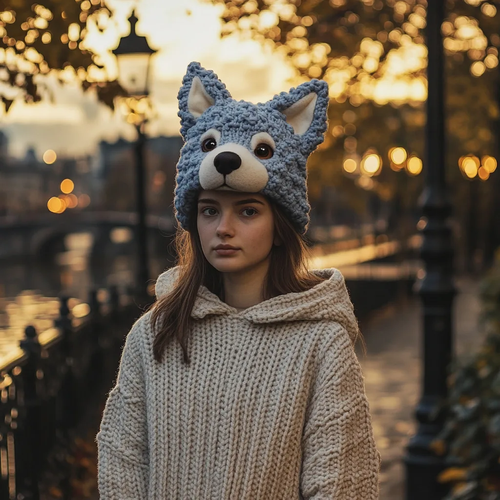 Knit Dog Hoodies