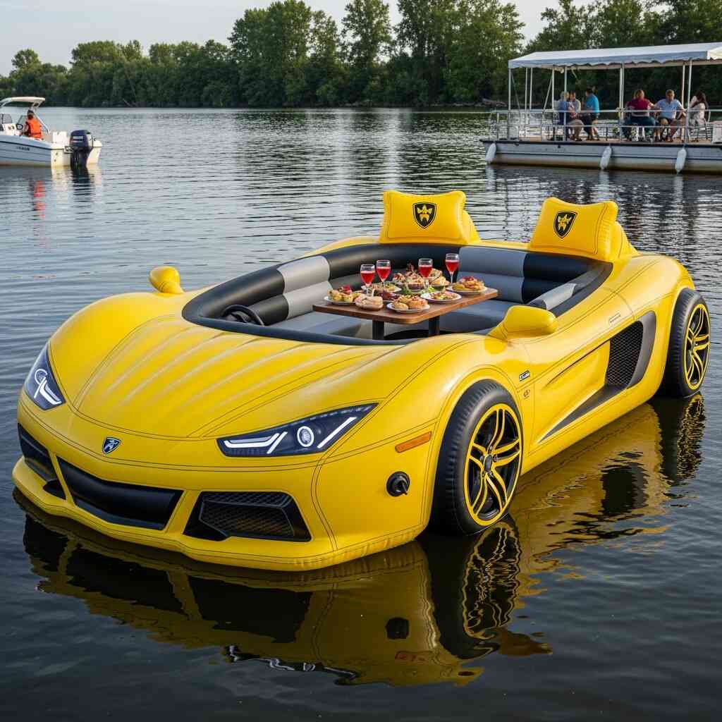 Lamborghini Inspired Floating Lounge